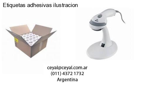 Etiquetas adhesivas ilustracion