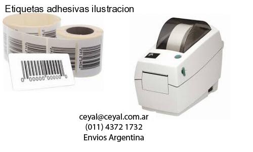 Etiquetas adhesivas ilustracion