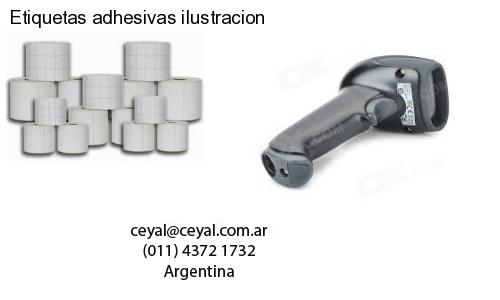 Etiquetas adhesivas ilustracion