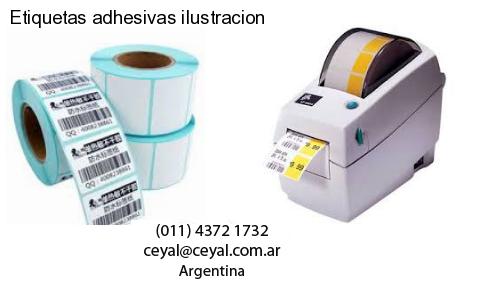Etiquetas adhesivas ilustracion