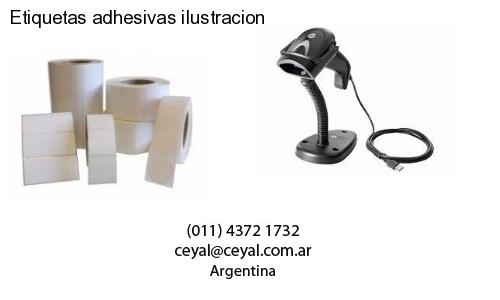 Etiquetas adhesivas ilustracion