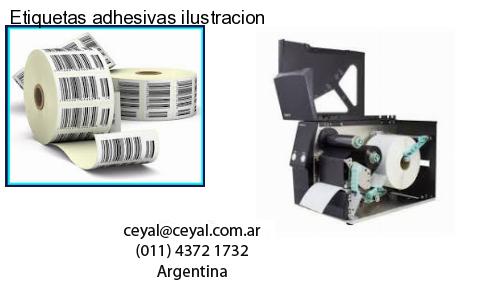 Etiquetas adhesivas ilustracion