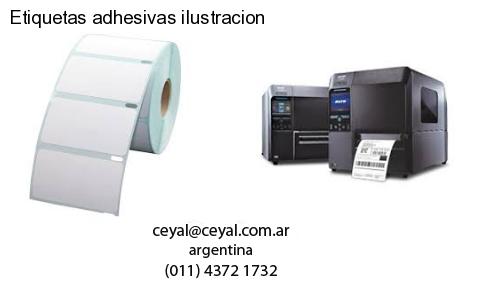 Etiquetas adhesivas ilustracion