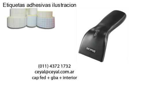 Etiquetas adhesivas ilustracion