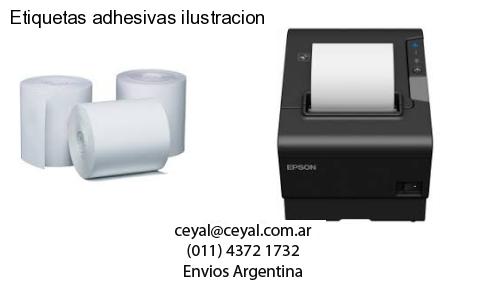 Etiquetas adhesivas ilustracion