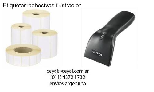 Etiquetas adhesivas ilustracion