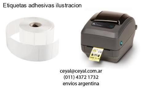 Etiquetas adhesivas ilustracion