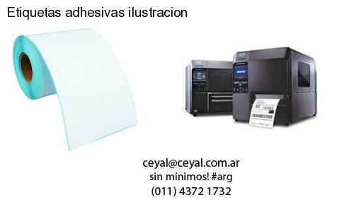 Etiquetas adhesivas ilustracion