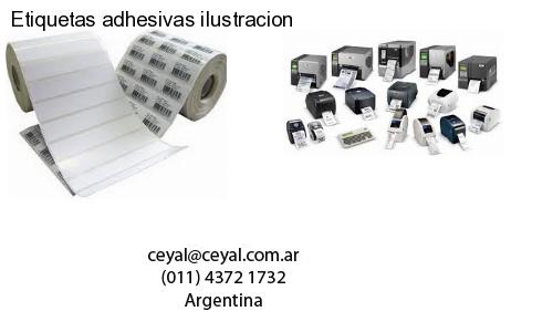 Etiquetas adhesivas ilustracion