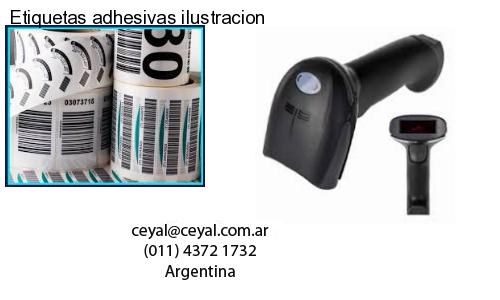 Etiquetas adhesivas ilustracion