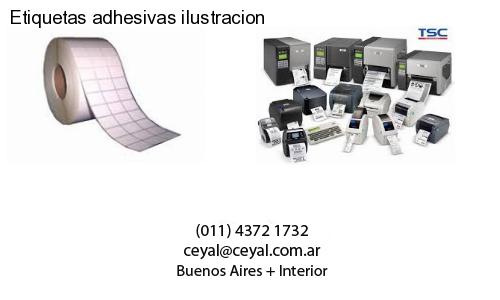 Etiquetas adhesivas ilustracion