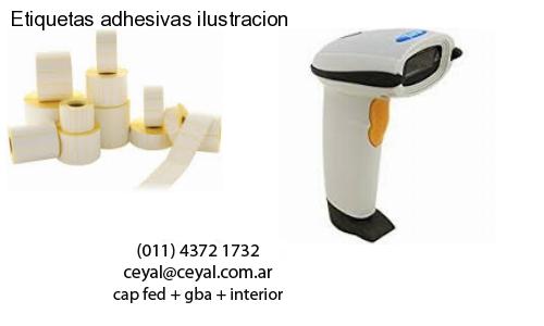 Etiquetas adhesivas ilustracion