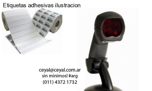 Etiquetas adhesivas ilustracion