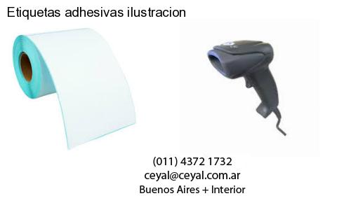 Etiquetas adhesivas ilustracion