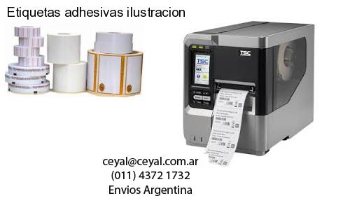 Etiquetas adhesivas ilustracion