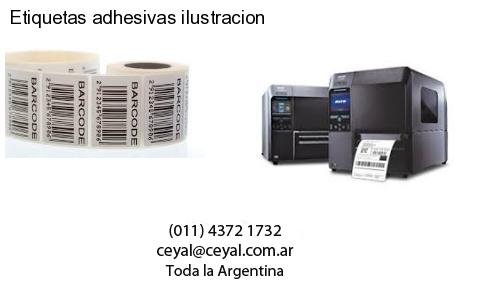 Etiquetas adhesivas ilustracion