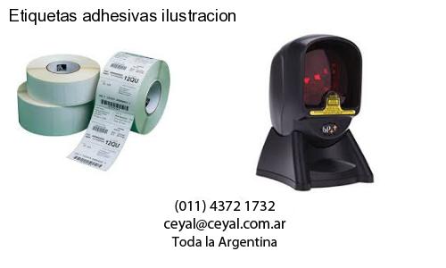 Etiquetas adhesivas ilustracion