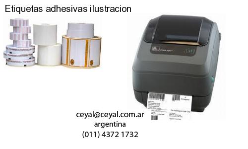 Etiquetas adhesivas ilustracion