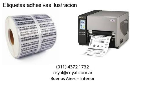 Etiquetas adhesivas ilustracion