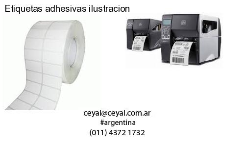 Etiquetas adhesivas ilustracion