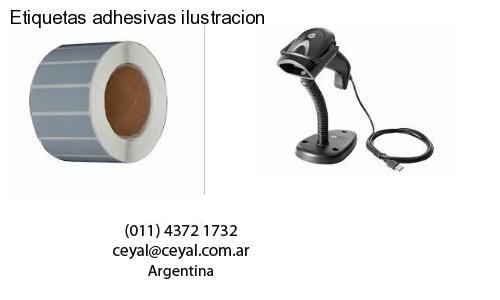 Etiquetas adhesivas ilustracion