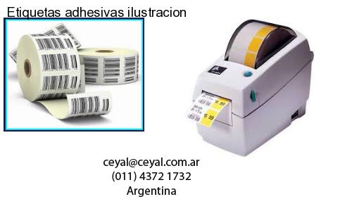 Etiquetas adhesivas ilustracion