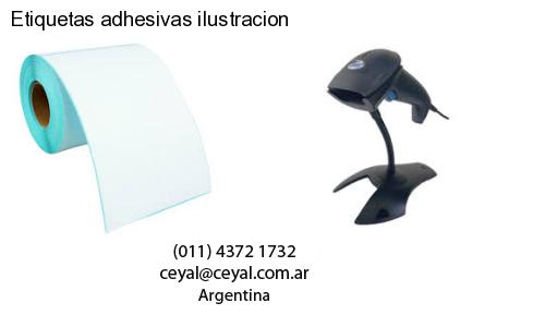 Etiquetas adhesivas ilustracion