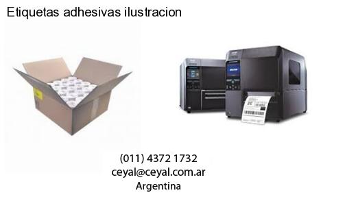 Etiquetas adhesivas ilustracion