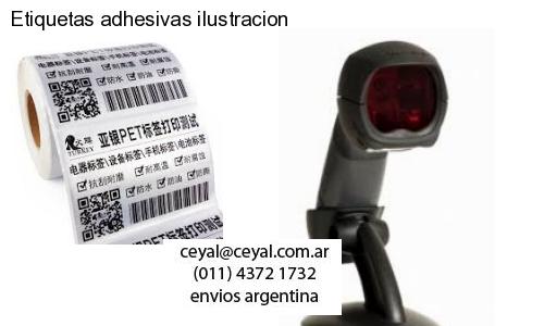 Etiquetas adhesivas ilustracion
