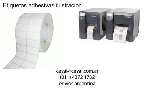 Etiquetas adhesivas ilustracion