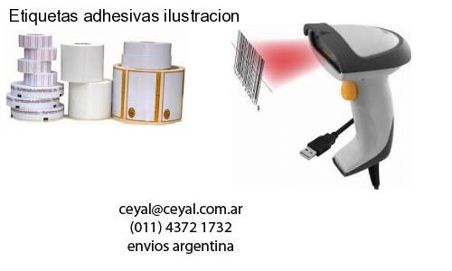 Etiquetas adhesivas ilustracion