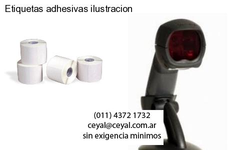 Etiquetas adhesivas ilustracion
