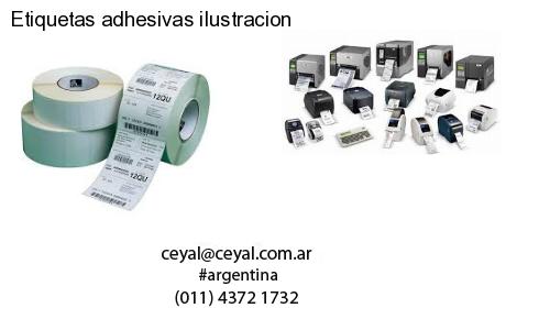 Etiquetas adhesivas ilustracion