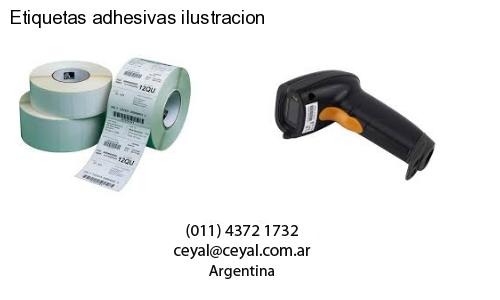 Etiquetas adhesivas ilustracion