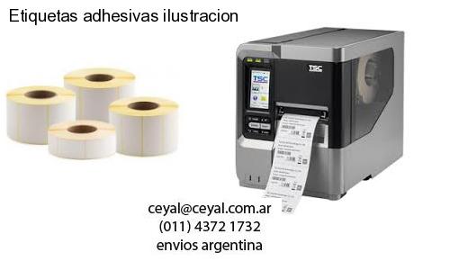 Etiquetas adhesivas ilustracion
