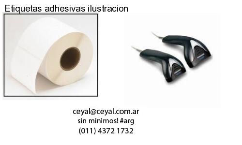 Etiquetas adhesivas ilustracion