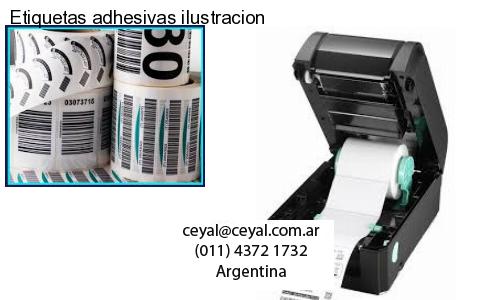 Etiquetas adhesivas ilustracion