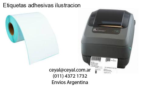 Etiquetas adhesivas ilustracion