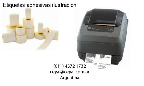 Etiquetas adhesivas ilustracion