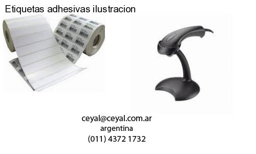 Etiquetas adhesivas ilustracion