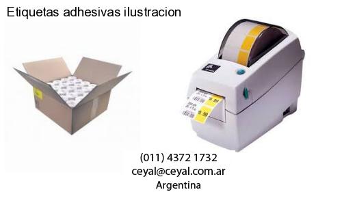 Etiquetas adhesivas ilustracion