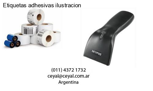 Etiquetas adhesivas ilustracion