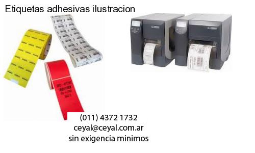 Etiquetas adhesivas ilustracion