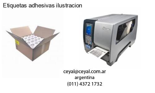 Etiquetas adhesivas ilustracion