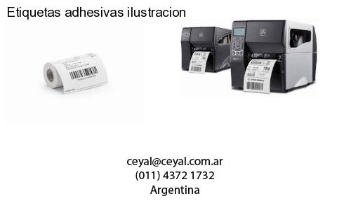 Etiquetas adhesivas ilustracion