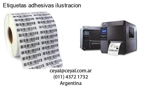 Etiquetas adhesivas ilustracion