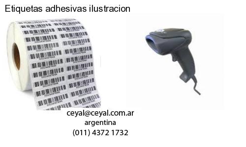 Etiquetas adhesivas ilustracion