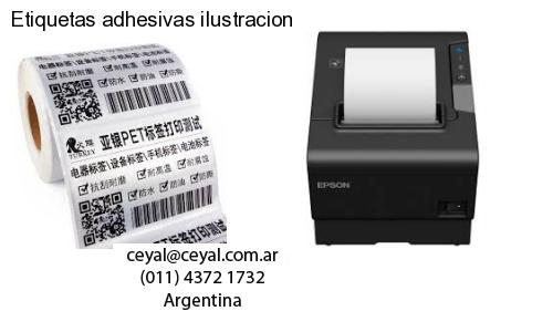 Etiquetas adhesivas ilustracion