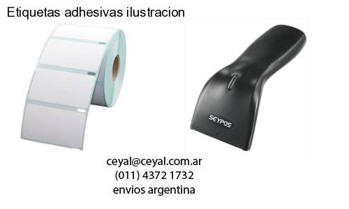 Etiquetas adhesivas ilustracion