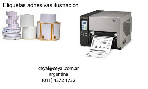 Etiquetas adhesivas ilustracion